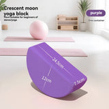 Half Round Yoga Block,Stretching Half Moon Balance Block AntiSlip for Workout Foot Core Strength Indoor Sports Training Home Gym