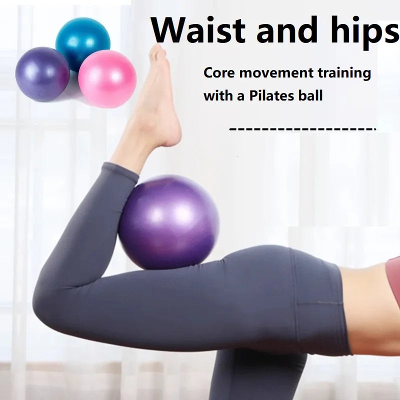 25cm Yoga Ball Gym Indoor Core Training Pilates Sport Fitness Yoga Ball Anti Burst and Slip Resistant Balls Balance Exercise