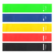 5-Level Resistance Bands Set for Yoga Pilates Home Gym Exercise Fitness Sport Elastic Rubber Bands for Workout Gym Accessories