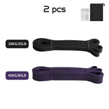 Workout Pilates Latex Resistance Band Sport Fitness Exercise Elastic Band Heavy Duty Strength Pull Up Crossfit Gym Equipments