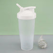 600ml Portable Protein Powder Shaker Bottle Leak Proof Water Bottle for Gym Fitness Training Sport Shaker Mixing Cup with Scale