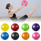 25cm Yoga Ball Gym Indoor Core Training Pilates Sport Fitness Yoga Ball Anti Burst and Slip Resistant Balls Balance Exercise