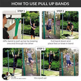 Fitness Rubber Resistance Bands Set Heavy Duty Pull Up Band Yoga Workout Strength Training Elastic Bands Loop Expander Equipment
