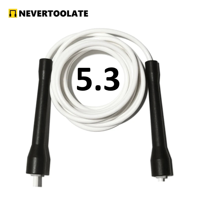 NEVERTOOLATE TPU PVC 10.5FT 3.2m x 5mm PVC  speed double under skip rope jump tricks fitness crossfit CROSSFIT LONG
