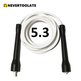 NEVERTOOLATE TPU PVC 10.5FT 3.2m x 5mm PVC  speed double under skip rope jump tricks fitness crossfit CROSSFIT LONG