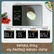 Digital Kitchen Scale 5kg Smart Food Calories Calculator Nutrition Stainless Steel Kitchen Scale Smart Scale Kitchen-ABYS