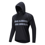 HISERWA Cycling Windbreaker Windproof Waterproof Reflective Bicycle Jacket Ultralight MTB Road Bike Jersey Portable Cycling Coat