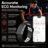 New Fitness Tracker ECG Heart Rate Smart Bracelet Blood Pressure Blood oxygen Sleep 24/7 Monitoring SMS Call Reminder Smart Band