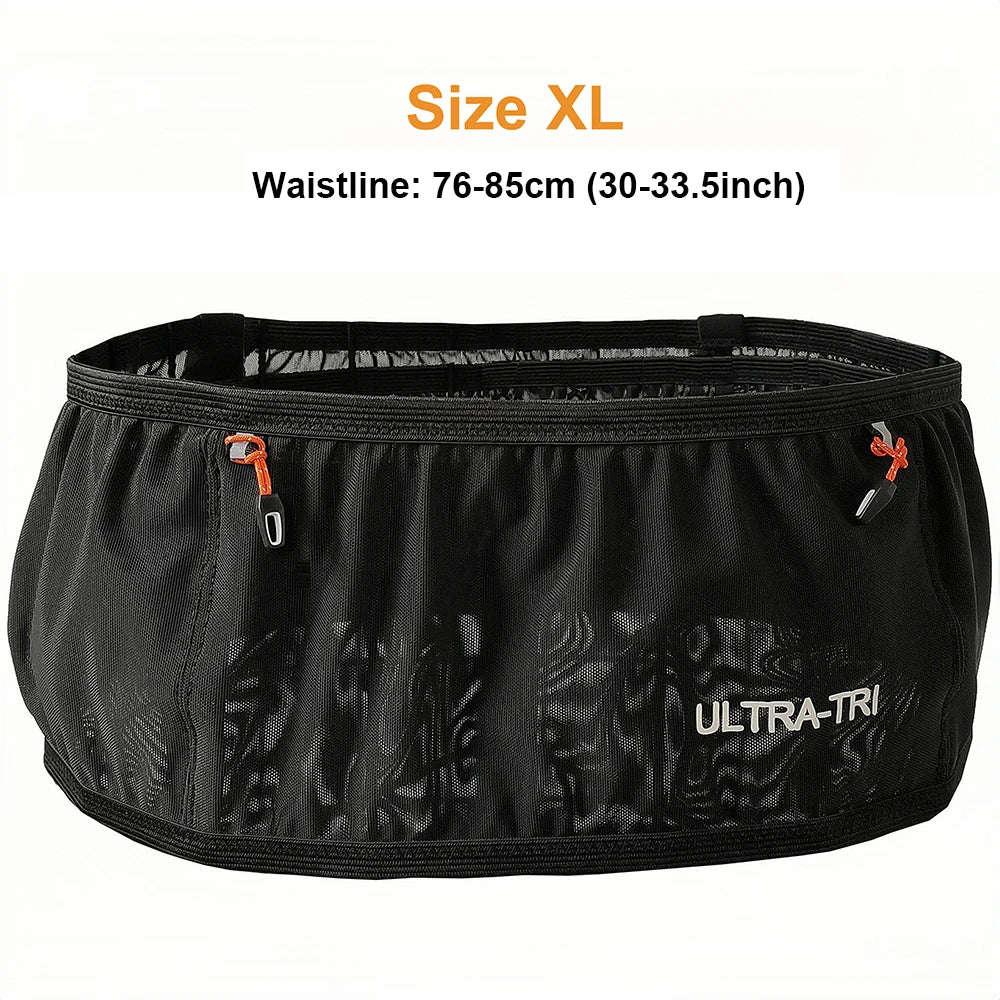 ULTRA-TRI Marathon Race Belt Bag Outdoor Sports Hydration Trail Running Jogging Cycling High Elastic Waist Bag