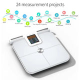 Smart Body Fat Scale for with Handle, 24 Precise Body Biological Analyzer, Digital Bathroom Weighing Bluetooth Scale