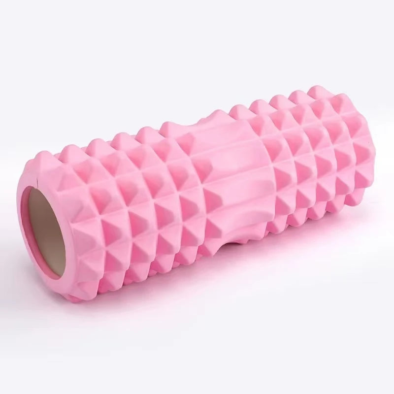 2026 New Exercise Fitness Hollow Roller Yoga Bar Massage Stick EVA Foam Bar Muscle Relaxation Thin Leg Exercise Roller
