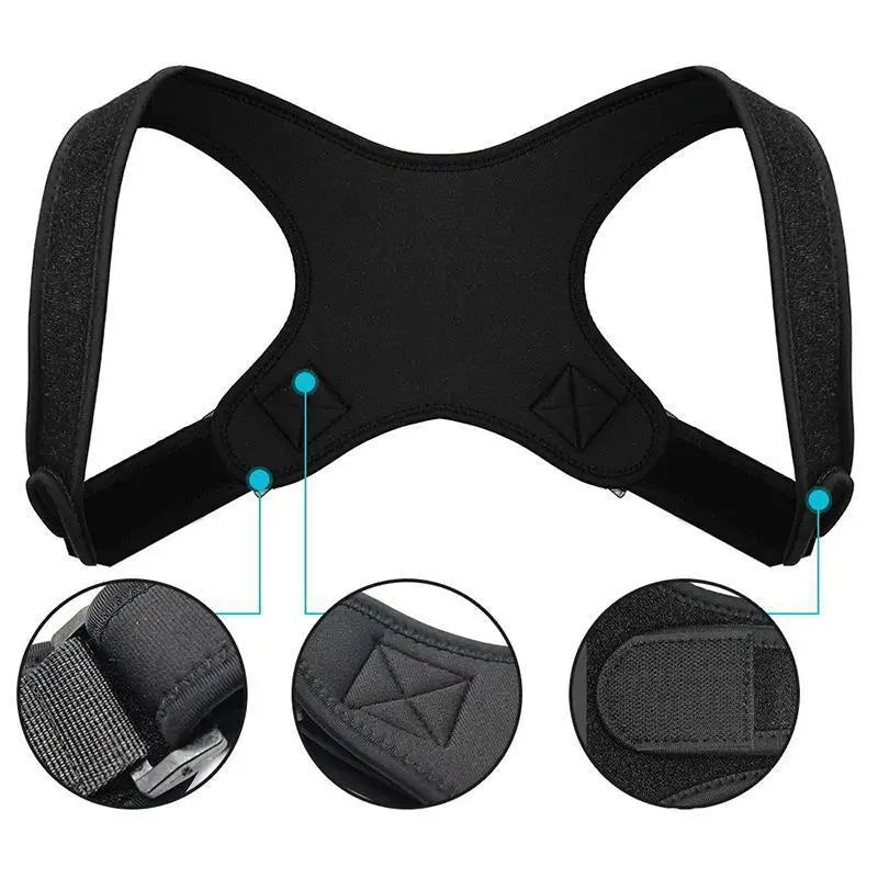 Back Posture Correction Belt Men Women Anti-Hunchback Adjustable Posture Correction Belt Microelastic Comfortable Non-tightening