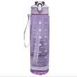 750-900ML Large Capacity Sports Water Bottle Leak Proof Colorful Plastic Cup Drinking Outdoor Travel Portable Gym Fitness Jugs