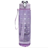 750-900ML Large Capacity Sports Water Bottle Leak Proof Colorful Plastic Cup Drinking Outdoor Travel Portable Gym Fitness Jugs