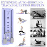 Multifunctional Abdominal Fitness Board Home Gym Exercise Board That Is Foldable, Lightweight Home Fitness Ab Roller Wheel