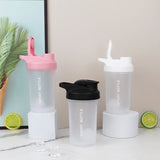 NEW Portable 300ml Protein Powder Shaker Bottle Leak Proof Water Bottle for Gym Outdoor Fitness Training Sport Mixing Cup Scale