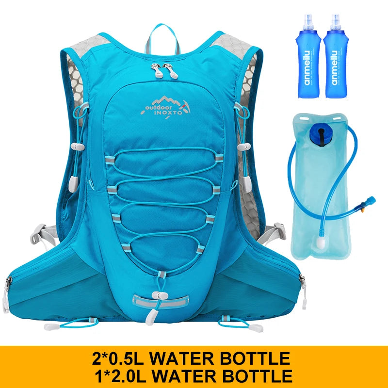 12L Cycling Hydration Vest Running Backpack Lightweight Riding Vest Pack Backpack Running Camping Bag Mountaineering Equipment