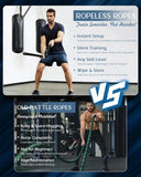 Ropeless Battle Ropes for Home Gym, Cordless Exerciser Rope, Heavy Duty Weighted Wireless Battle Ropes, Exercise Equipment for H