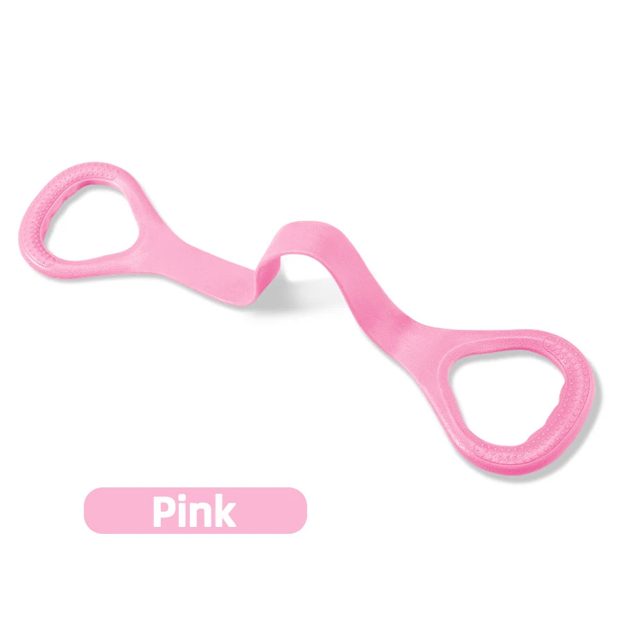 8 Fitness Workout Resistance Band Arm Back Shoulder Exercise Elastic Training Band Yoga Pilates Equipment