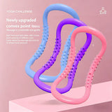 1pc Yoga Pilates Ring Magic Circle Back Stretch Fitness Ring Home Gym Body Shaping Yoga Exercise Tool