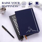 1Pc Daily Gratitude Wellness Journal For Mood Mental Health With Prompts Mindfulness Happiness A5 Reflection Notebook With Pen
