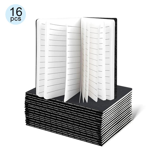 24PCS Kraft Notebooks, 3.5x5in Pocket Notebooks Blank Paper Small Pocket Journal Notepads  for School Office Home Travel Gifts