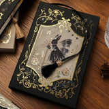 Retro Notebook Classic Design Gothic Series Color Page Illustration Hardcover Diary Young Rrtists Notepad