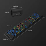 Hot！NEW 1Set Multifunctional Thicken Push Up Board Fitness Muscle Home Gym Push Up 24 Holes Push Up Stand