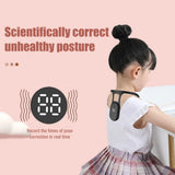 Intelligent Posture Corrector Portable Posture Correction Device Anti-Humpback Protect Eyesight for Adult and Children
