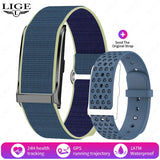 LIGE No Screen Smart Watch Men's Sports Outdoors Fitness Heart Rate Monitor 1ATM Waterproof New Smartwatch For Andrio IOS 2025