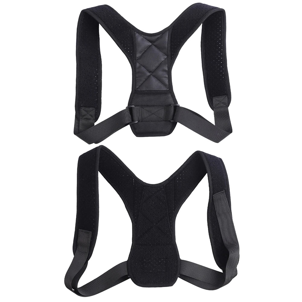 Shoulder Straightener Adjustable Back Posture Corrector Portable Shoulder Support Belt Spine Alignment Brace for Men Women