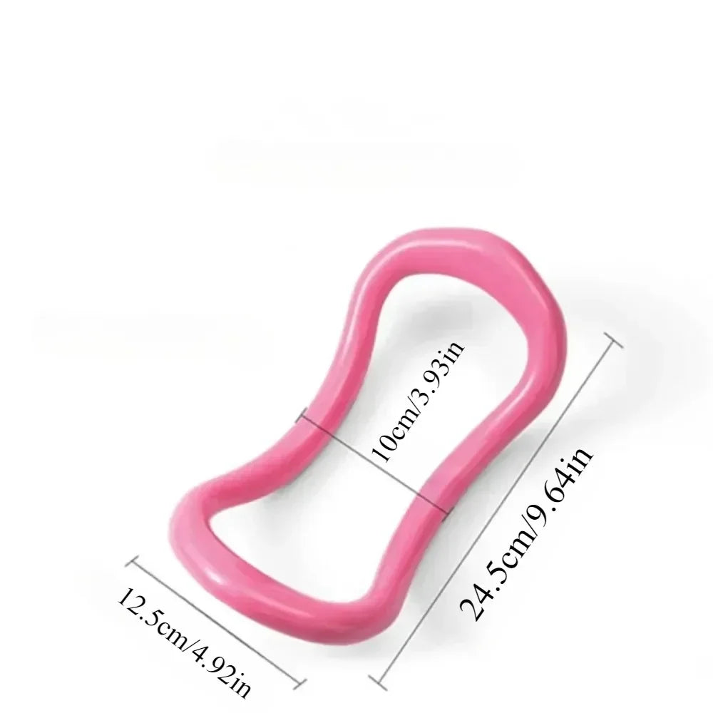 1PC Yoga Pilates Ring - TPE Resistance Circle for Full Body Stretch, Fascia Release & Joint-Friendly Strength Training Home Gym