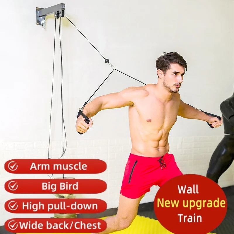 Gantry Frame fitness equipment set combination home high pull-down large bird back chest and triceps muscles training