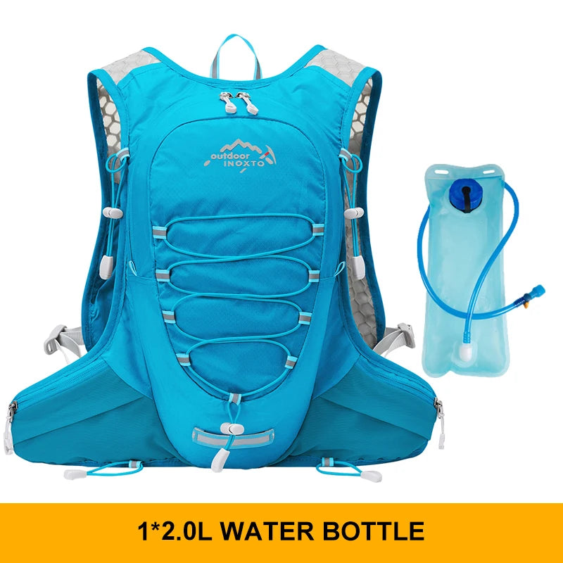 12L Cycling Hydration Vest Running Backpack Lightweight Riding Vest Pack Backpack Running Camping Bag Mountaineering Equipment