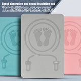 【S】6MM Skipping Rope Mat Anti-noise Jump Rope Mat Floor Mats Exercise Shock Absorption Yoga Mat TPE Skipping Mat Fitness