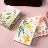 Pocket Notebook Hard Mini Notebooks Chinese Paintings Blank Inside Journal Diary for Student School Supplies Stationery
