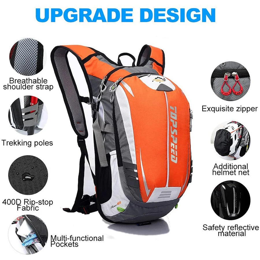 Biking Hydration Vest Backpack Men Portable Sport Cycling Backpack Outdoor Climbing Camping Hiking Backpack Bicycle MTB Mountain