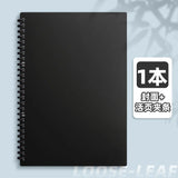 A4/A5/B5 Removable Spiral Notebook 60 Sheets Underline/Blank Loose Leaf Journal Macaron Binder for Students