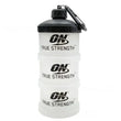 3-Layer Portable Protein Powder Funnel Box Fitness Supplement Bottle Handle Layered Storage Medicine Snack Can