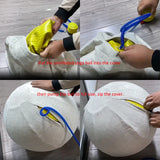Yoga Ball Cover Pilates Sitting Ball Dustproof Protector Slipcover Yoga Ball Protective Cover Gym Workout Balance Ball Cover