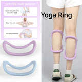 1Pc Yoga Pilates Ring After Massage Calf Elastic Neck Yoga Ring Suitable For All Ages TPE Soft Yoga Circle Fitness Equipment