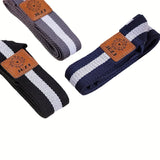 Multifunctional Yoga Mat Leather Label Strap - Yoga and Pilates Stretch Strap, Perfect for Fitness and Training