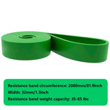 New 1Pcs Tough Latex Resistance Band Elastic Exercise Strength Pull-Ups Auxiliary Band Fitness Equipment Strengthening Train
