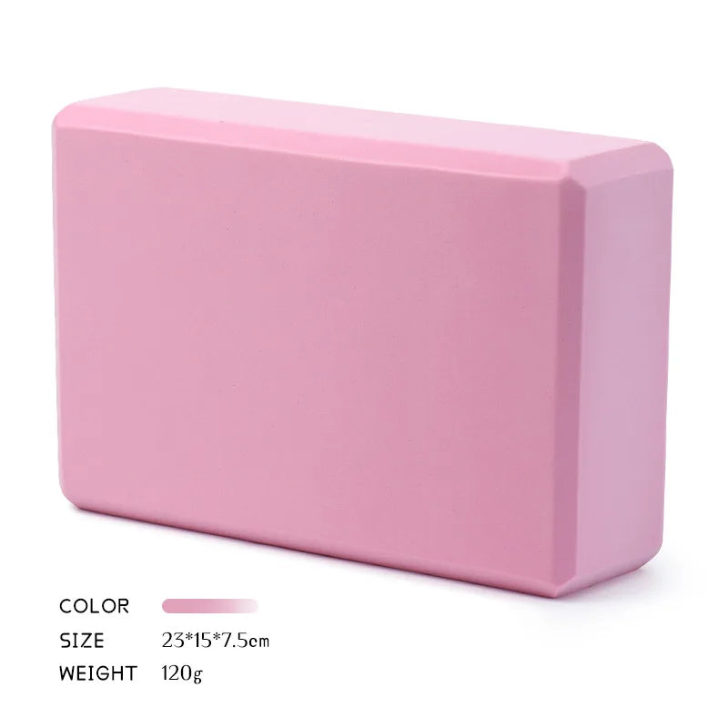Lezyan EVA Yoga Brick 120g Split Practice Brick High Density Yoga Blocks Pilates customized  Accessories Equipment Fitness