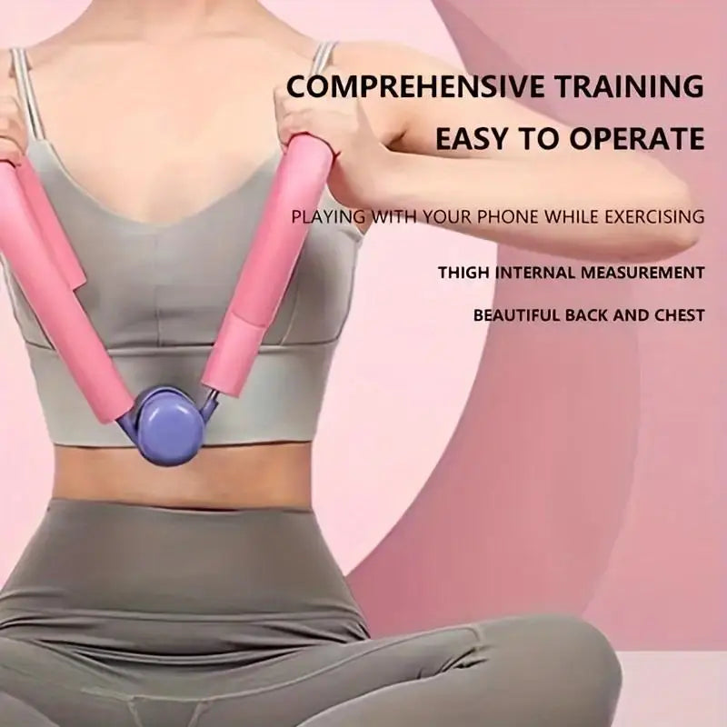 1pc Pelvic Floor Muscle Trainer, Thigh Exerciser, for Postpartum Recovery, Body Shaping, Leg & Butt Training