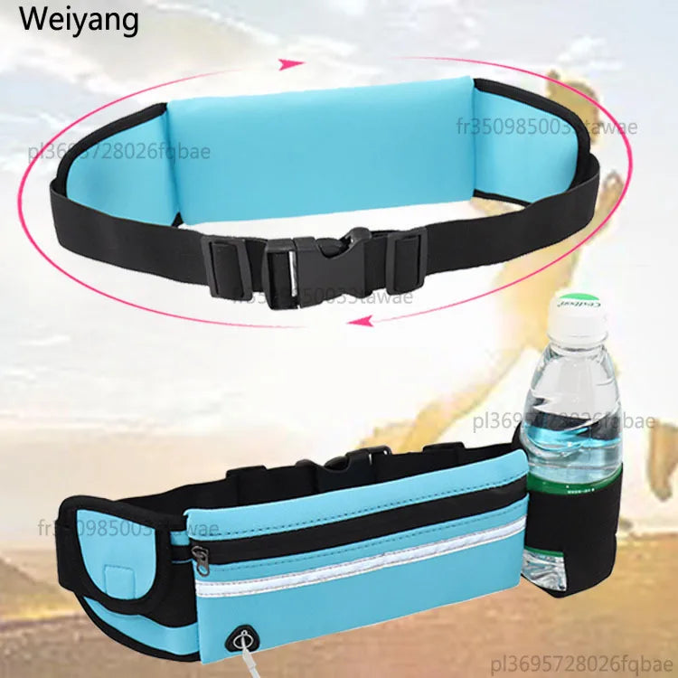 Waterproof Sports Waist Bag Shockproof Phone Fanny Pack for Running Fitness Cycling Outdoor Use