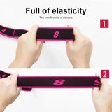 8 Section Style Dance Yoga Stretching Belt Pilates Fitness Tension Digital Elasticity Latin Elastic Stretch Resistance Band