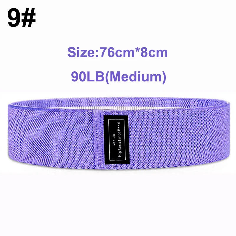 COYOCO Pull Strap Set Fabric Booty Bands Hip Circle Elastic Fitness Expander for Home Workouts Glute Legs Strength Training