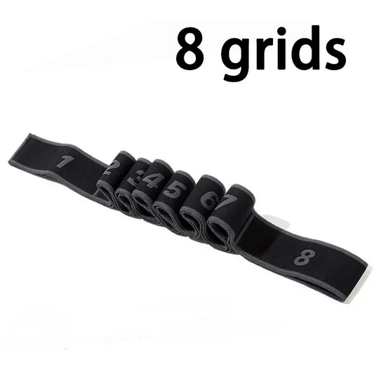 8 Section Style Dance Yoga Stretching Belt Pilates Fitness Tension Digital Elasticity Latin Elastic Stretch Resistance Band