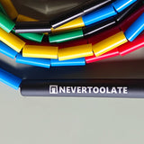 NEVERTOOLATE   128gram PE hard beads freestyle  BEADED JUMP ROPE 4.5mm thick thread core  SKIP SKIPPING  FITNESS  1 INCH